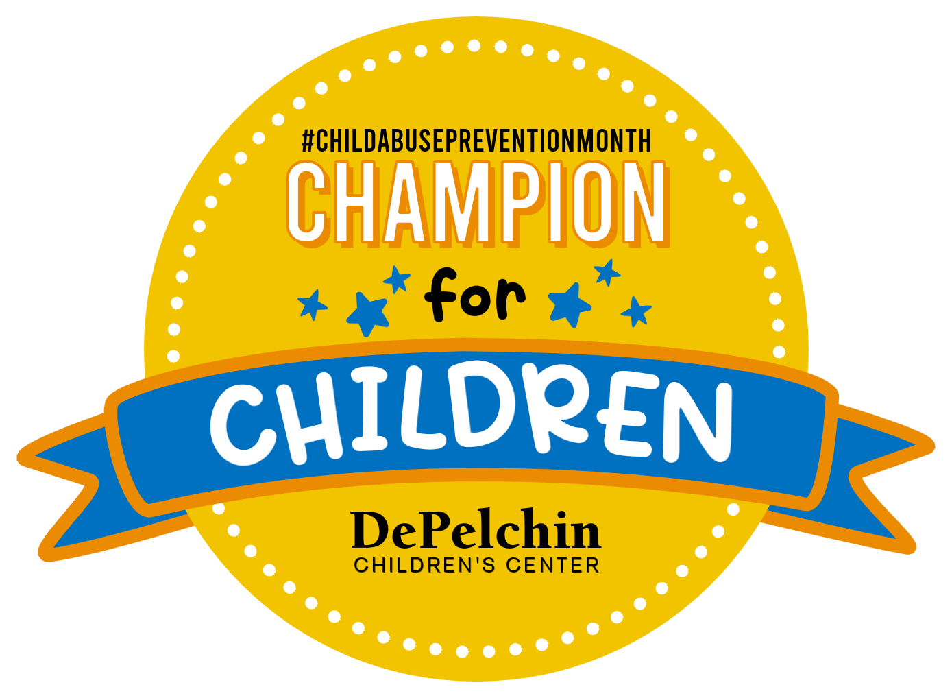 Champion for children badge